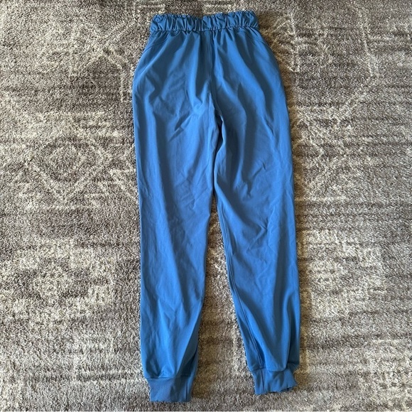 Lululemon Stretch High-Rise Jogger Full Length Soft Blue Denim Size 2 - Picture 12 of 13